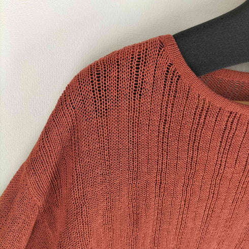 アーバンリサーチドアーズ URBAN RESEARCH DOORS 24AW ウォッシャブル透かし編みニット レディース JPN:M