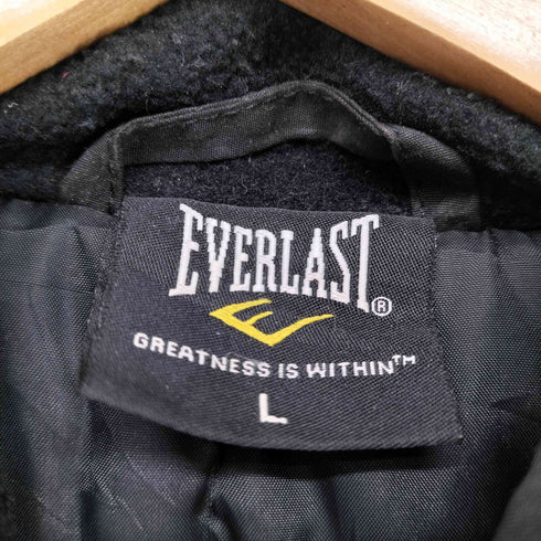 エバーラスト EVERLAST 袖プリントフーデッドジップアップブルゾン メンズ L