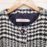 レッドヴァレンティノ RED VALENTINO アルパカモヘヤ混ウールチェックノーカラーコート レディース 46
