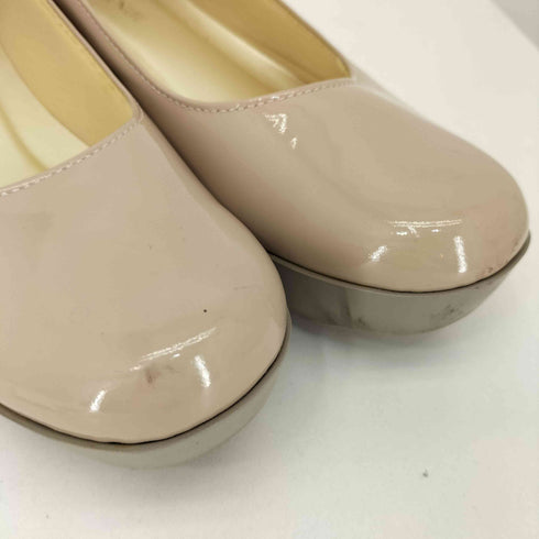 HILLS AVENUE プレーンウェーブソール エナメルパンプス レディース JPN:22.5