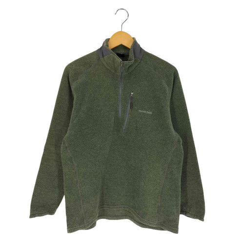 モンベル mont bell CLIMA STRETCH クリマストレッチ 100 プルオーバー ハーフジップ フリース メンズ import:M