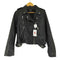 ザラ ZARA ダブルライダースジャケット レディース import:L
