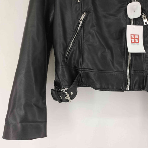 ザラ ZARA ダブルライダースジャケット レディース import:L