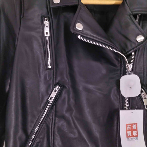 ザラ ZARA ダブルライダースジャケット レディース import:L