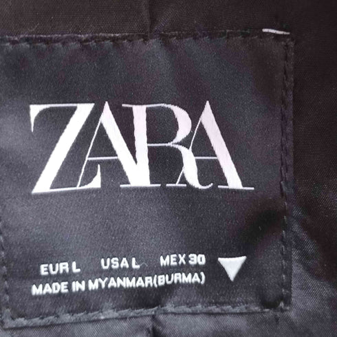ザラ ZARA ダブルライダースジャケット レディース import:L
