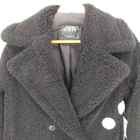 ザラ ZARA クストラロングフェイクボアコート レディース import:XS