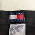 トミーヒルフィガー TOMMY HILFIGER ロゴ刺繍 七分丈 ブラック デニムパンツ メンズ 28