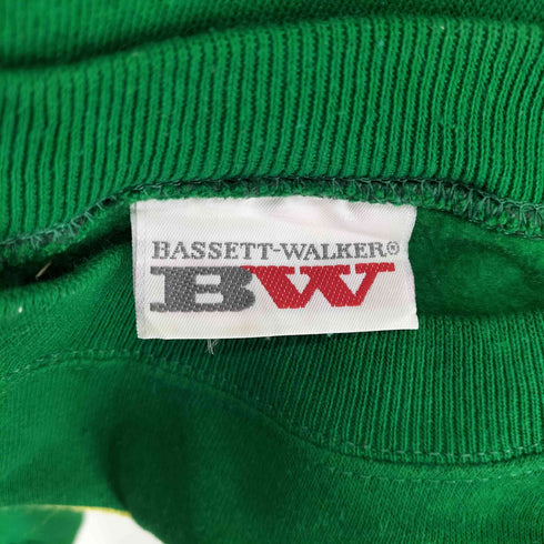 ビーダブルスポーツ BW SPORT 90S MADE IN USA 車モチーフニット切替ラグランスウェット メンズ M