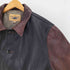 CIDU LEATHERS RIDERS 裏地付き バイカラー レザー シャツジャケット ネコ目ボタン ビッグサイズ メンズ 3XL