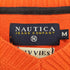 ノーティカ NAUTICA ロゴ刺繍コットンニット メンズ M