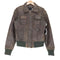 GOOSECRAFT BOMBER レザーリブブルゾン レディース M