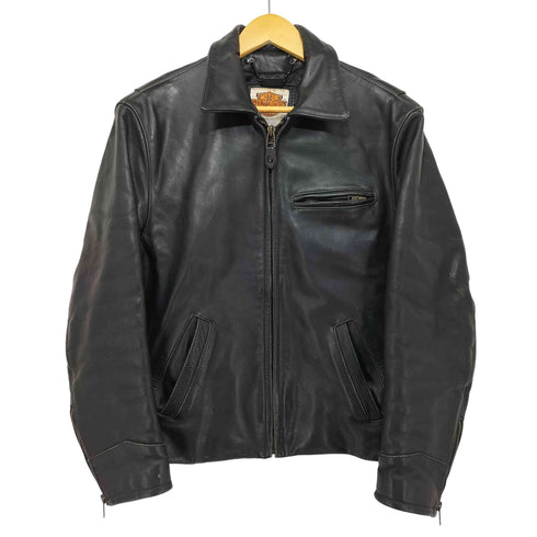 ハーレーダビッドソン HARLEY-DAVIDSON 80S USA製 SCREAMIN EAGLE レザージャケット ライダースジャケット メンズ US:38