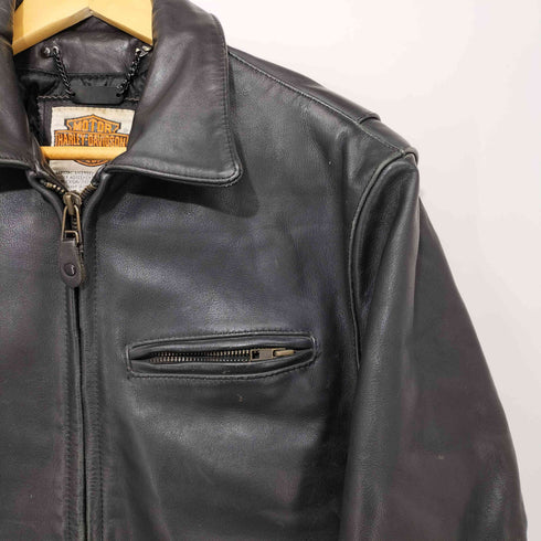 ハーレーダビッドソン HARLEY-DAVIDSON 80S USA製 SCREAMIN EAGLE レザージャケット ライダースジャケット メンズ US:38