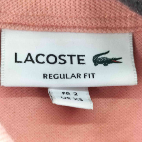 ラコステ LACOSTE レギュラーフィット ストレッチ パリポロシャツ メンズ import:XS