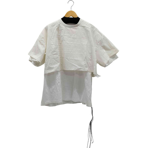 ダンケシェーン Danke Schon 20SS ナイロンレイヤードS/Sカットソー メンズ FREE