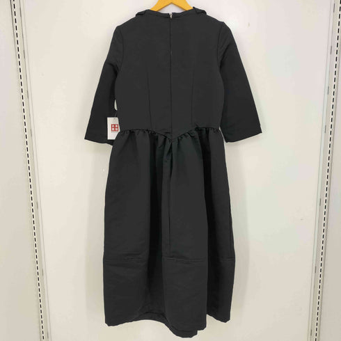 コムデギャルソン COMME des GARCONS 19AW バックジップ 変形襟ワンピース レディース JPN:M