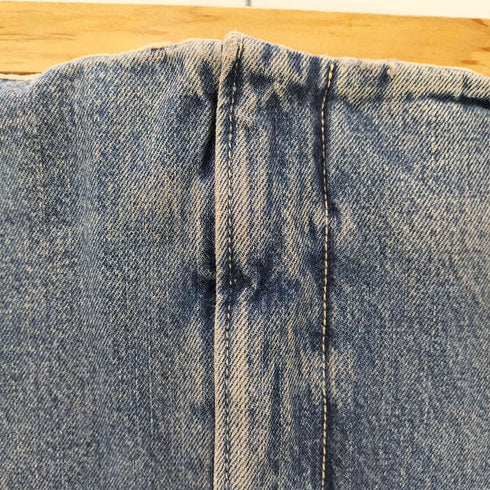 ザラ ZARA トップステッチ デニムワンピース レディース import:XS
