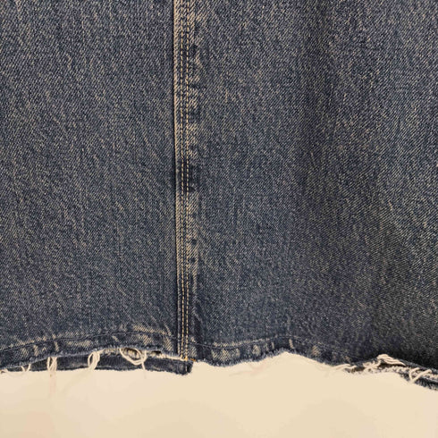 ザラ ZARA トップステッチ デニムワンピース レディース import:XS