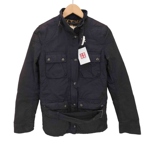 デニムアンドサプライ ラルフローレン DENIM & SUPPLY RALPH LAUREN 裏地レオパード スタンドカラージャケット レディース XXS
