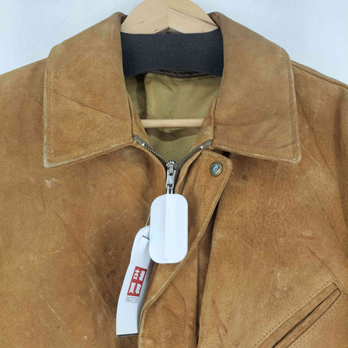ショット Schott ヌバックレザーカーコート メンズ 42