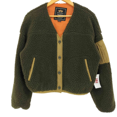 アルファインダストリーズ ALPHA INDUSTRIES DROP SHOULDER BOA BLOUSON 短丈 ミリタリージャケット ボアジャケット メンズ JPN:M