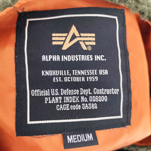 アルファインダストリーズ ALPHA INDUSTRIES DROP SHOULDER BOA BLOUSON 短丈 ミリタリージャケット ボアジャケット メンズ JPN:M
