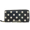 コムデギャルソン COMME des GARCONS POLKA DOTS PRINTED 水玉 ラウンドジップウォレット レディース