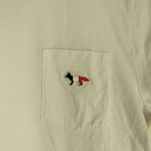 メゾンキツネ MAISON KITSUNE TEE-SHIRT TRICOLOR FOX PATCH レディース JPN:S