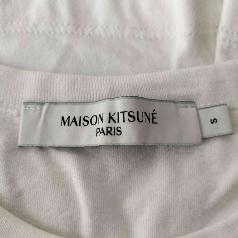 メゾンキツネ MAISON KITSUNE TEE-SHIRT TRICOLOR FOX PATCH レディース JPN:S