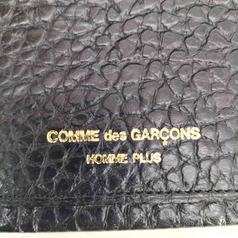 コムデギャルソンオムプリュス COMME des GARCONS HOMME PLUS 型押し ロングウォレット メンズ