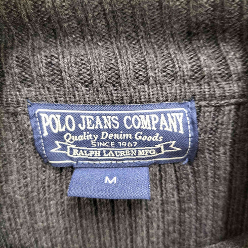 ポロジーンズカンパニーラルフローレン POLO JEANS COMPANY RALPH LAUREN 90s リブ編み タートルネックニット メンズ M