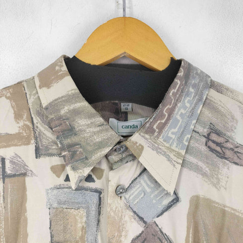 キャンダ CANDA 総柄 L/S シャツ メンズ 47-48 19