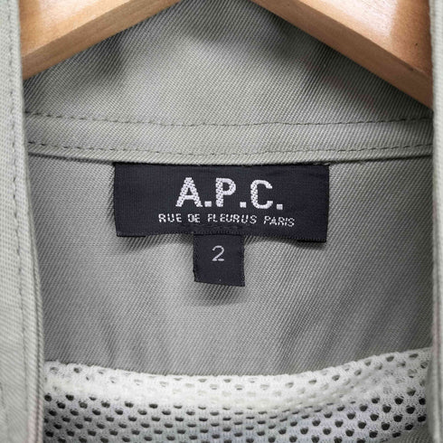 アーペーセー A.P.C. ETE 2001 スタンドカラーコットンジップブルゾン メンズ 2