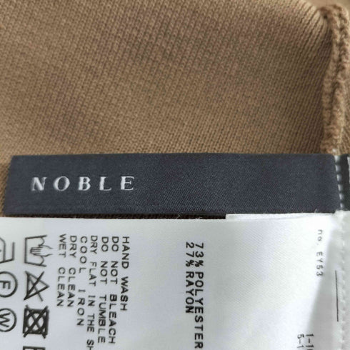 ノーブル Noble カラーブロックニットワンピース レディース