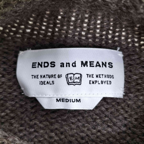 エンズアンドミーンズ ENDS and MEANS Roll Neck Knit ロールネック ニット メンズ JPN:M
