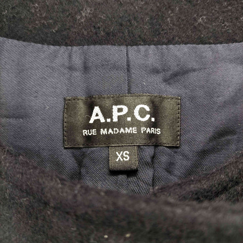 アーペーセー A.P.C. アシンメトリーウールコート トグルボタン レディース JPN:XS