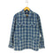 SUNLUCAS チェック柄 ジップアップ シャツ メンズ JPN:L