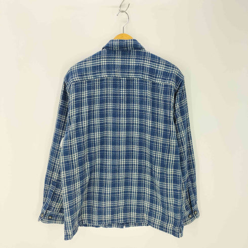 SUNLUCAS チェック柄 ジップアップ シャツ メンズ JPN:L