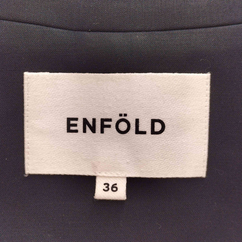 エンフォルド ENFOLD ハイツイストCO1 Aライン ロング ジャケット レディース 36