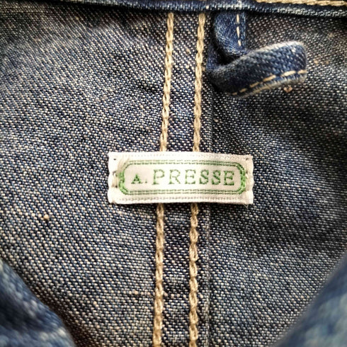 A.PRESSE Denim Coverall Jacket デニム カバーオール メンズ 1