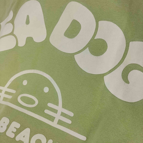 SEA DOG ロゴ 両面 発泡プリント ヘビーウェイト クルーネック スウェット メンズ JPN:3