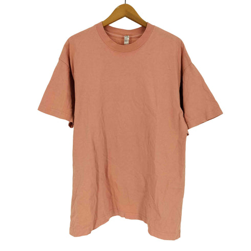 ロサンゼルスアパレル Los Angeles Apparel USA製 6.5oz Garment Dye Crew Neck S/S T-Shirt 製品染 Tシャツ メンズ import:L