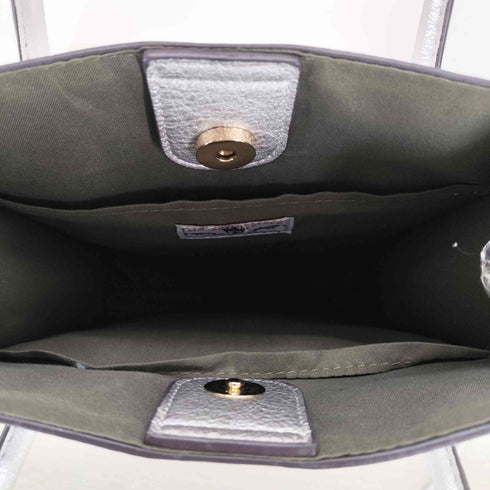 MACARONIC STYLE 2WAY縦型ショルダー メタリック レディース