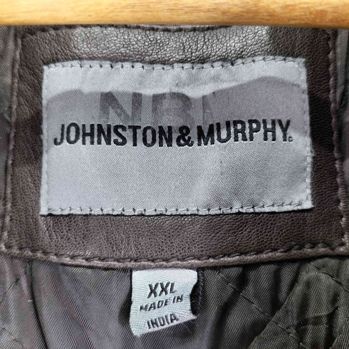 ジョンストンアンドマーフィー JOHNSTON&MURPHY ボアレザージャケット メンズ JPN:XXL