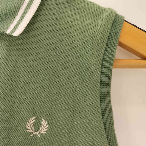 フレッドペリー FRED PERRY 月桂樹刺しゅう ノースリーブポロシャツ レディース 8