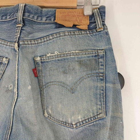 リーバイス Levis 66前期 501デニムパンツ バックポケットシングル スモールe 紙パッチ 平行ステッチ メンズ 実寸W36cm L75cm
