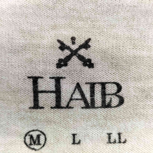 ハルプ HALB コットンレーヨン 切替 Vネック ニットカットソー メンズ JPN:M