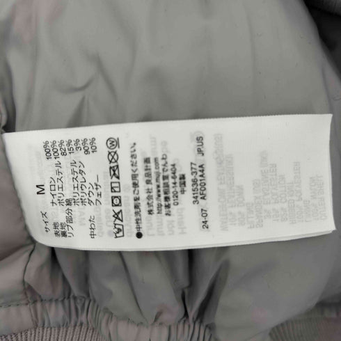 ムジラボ MUJI labo 2024AW MA-1 ダウンブルゾン メンズ import:M