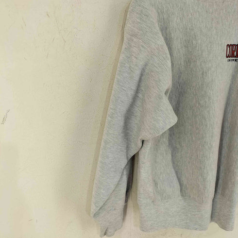 チャンピオン Champion USA製 刺繍タグ REVERSE WEAVE CORNELL UNIVERSITY クルーネックスウェット メンズ import:XL