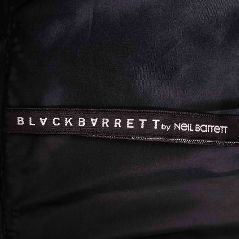 ブラックバレットバイニールバレット BLACKBARRETT by neil barrett コットンポリ ベルト付き ドローコード トレンチコート メンズ JPN:2